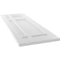 Ekena Millwork True Fit PVC San Juan Capistrano Mission Style Fixed Mount Shutters, Unfinished, 12W x 44H, PR TFP001SJ12X044UN - alternate 2